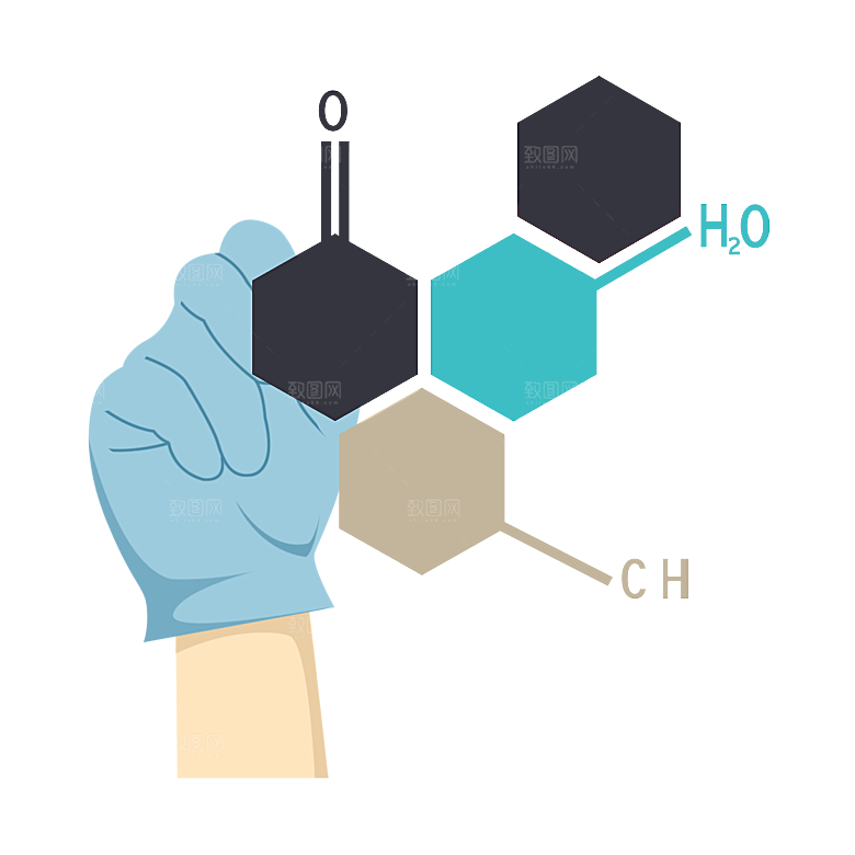 卡通生物基因DNA化妆品医疗化学分子