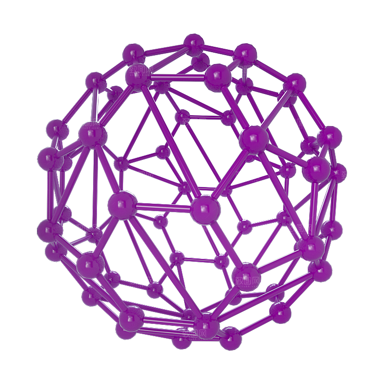 卡通生物基因DNA化妆品医疗化学分子素材