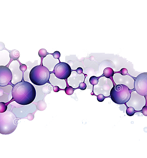 卡通生物基因DNA化妆品医疗化学分子素材