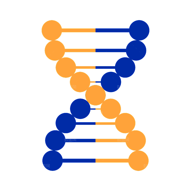 卡通生物基因DNA化妆品医疗化学分子素材