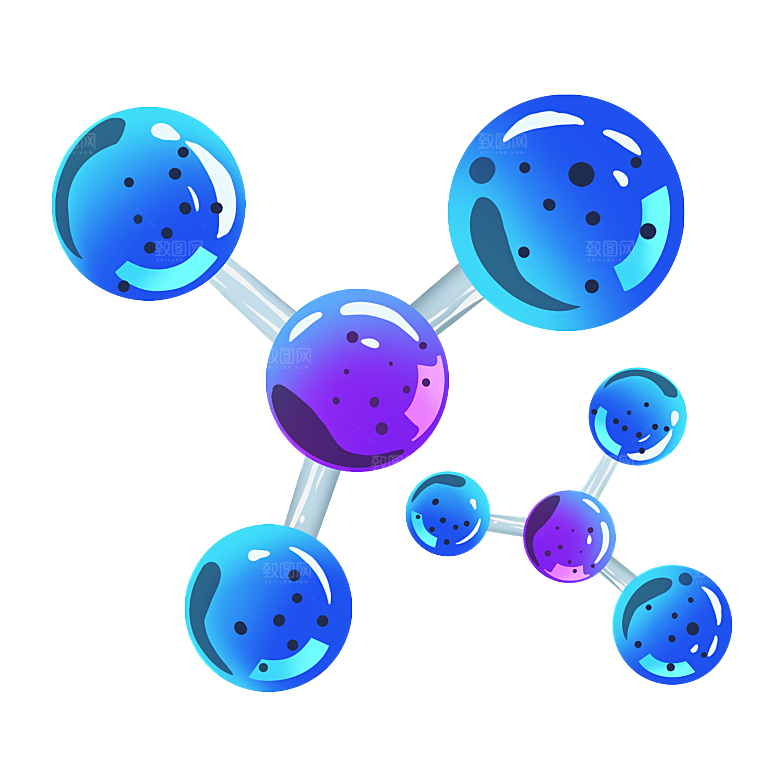 卡通生物基因DNA化妆品医疗化学分子