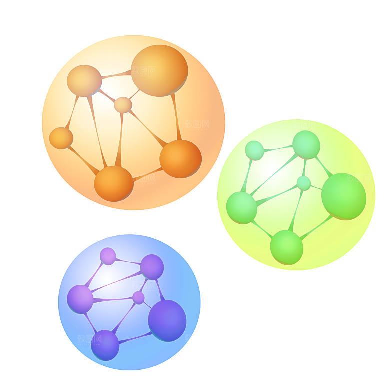 卡通生物基因DNA化妆品医疗化学分子