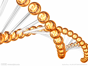 卡通生物基因DNA化妆品医疗化学分子素材