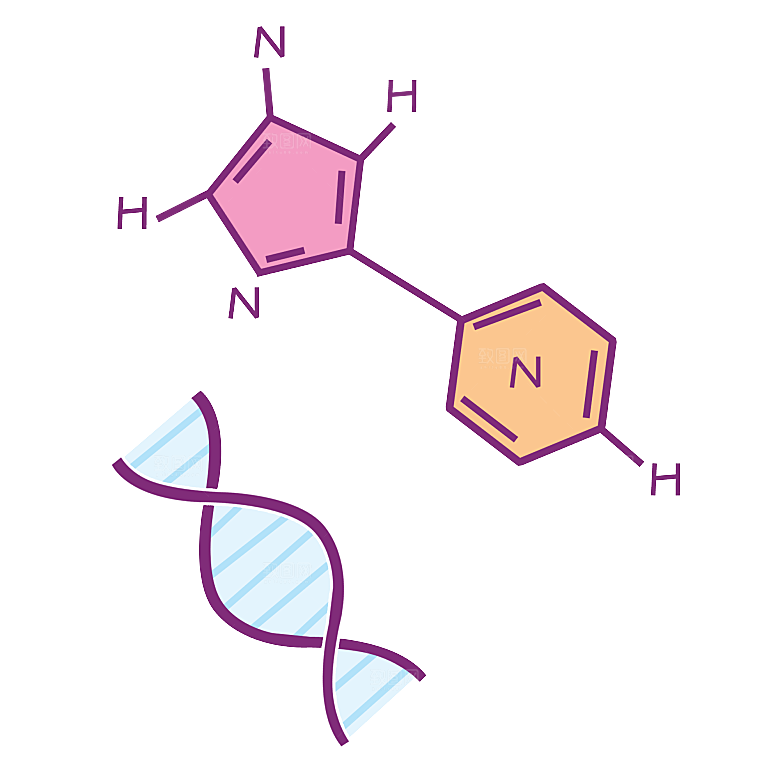 卡通生物基因DNA化妆品医疗化学分子