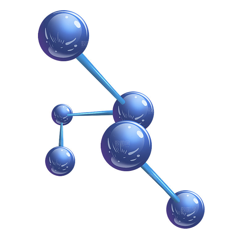 卡通生物基因DNA化妆品医疗化学分子