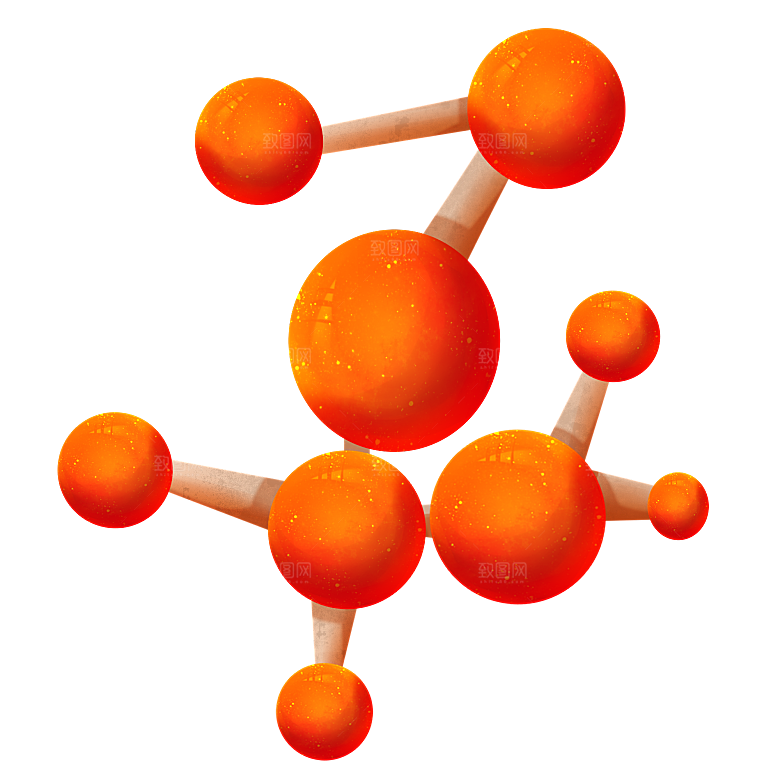 卡通生物基因DNA化妆品医疗化学分子素材