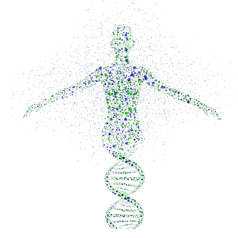 卡通生物基因DNA化妆品医疗化学分子