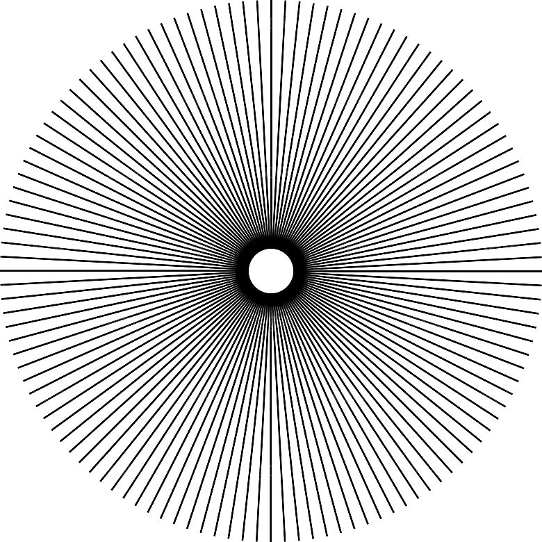 炫酷渐变放射光线PNG免抠透明背景