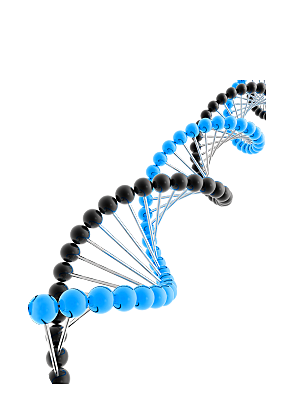 卡通生物基因DNA化妆品医疗化学分子素材