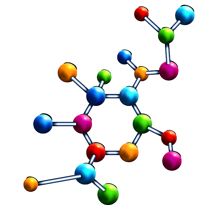 卡通生物基因DNA化妆品医疗化学分子