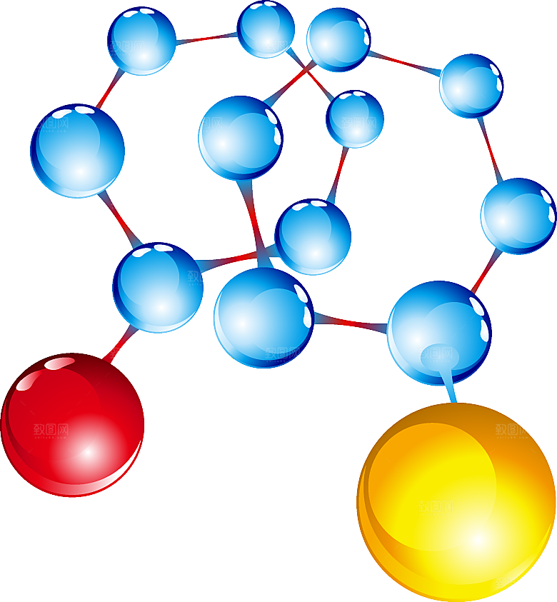 卡通生物基因DNA化妆品医疗化学分子