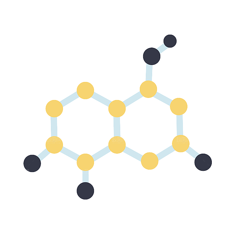 卡通生物基因DNA化妆品医疗化学分子素材