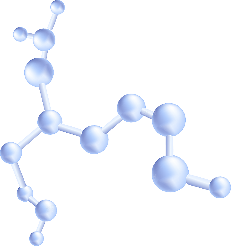 卡通生物基因DNA化妆品医疗化学分子素材