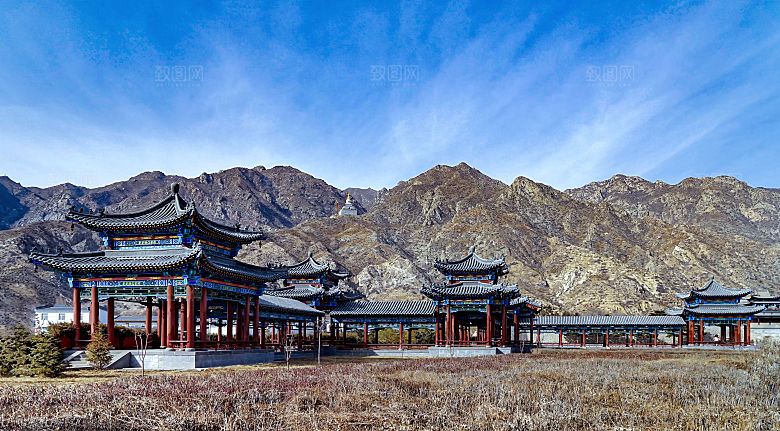 内蒙古包头灵觉寺景观