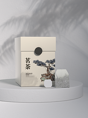 创意中国风茶叶包装样机设计