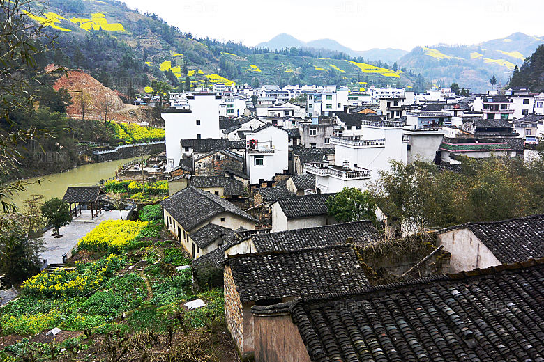 江西古镇婺源旅游风景摄影封面照片古镇