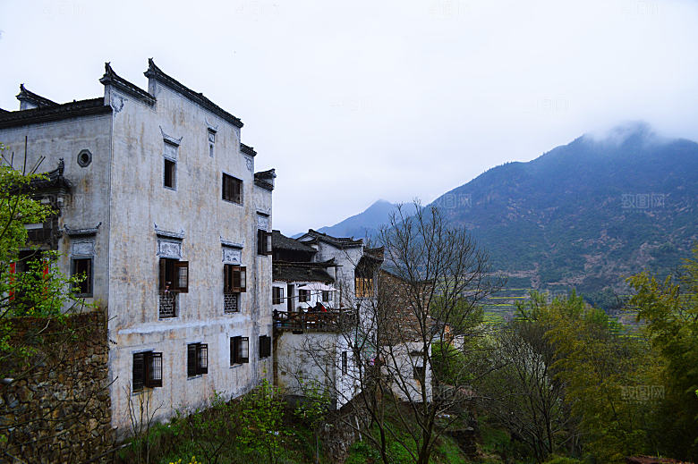 江西古镇婺源旅游风景摄影封面照片古镇