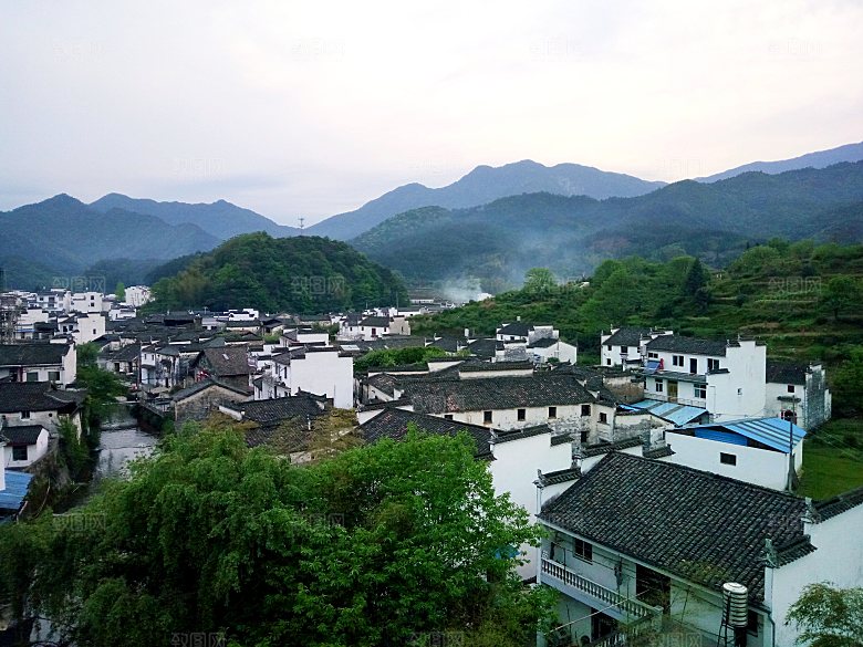 江西古镇婺源旅游风景摄影封面照片古镇