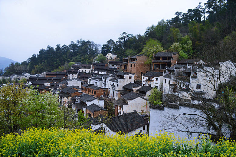 江西古镇婺源旅游风景摄影封面照片古镇