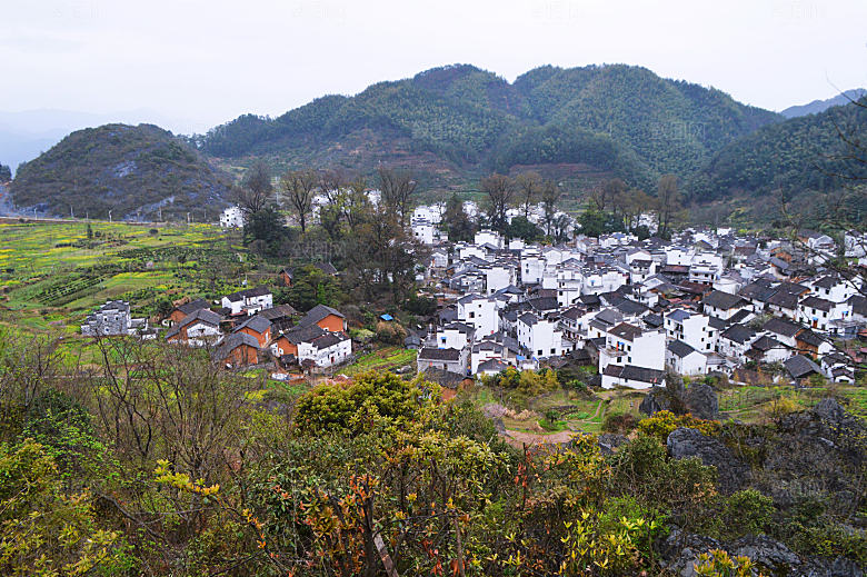 江西古镇婺源旅游风景摄影封面照片古镇