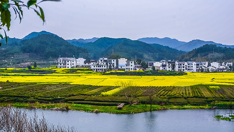 江西古镇婺源旅游风景摄影封面照片古镇