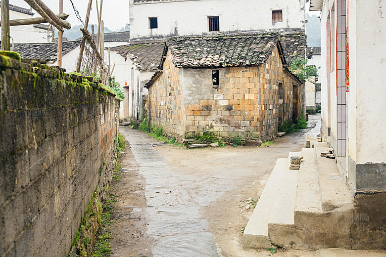江西古镇婺源旅游风景摄影封面照片古镇