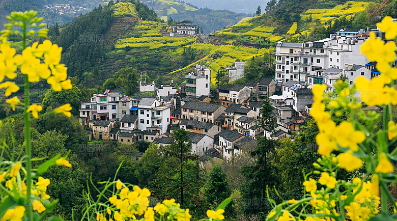 江西古镇婺源旅游风景摄影封面照片古镇