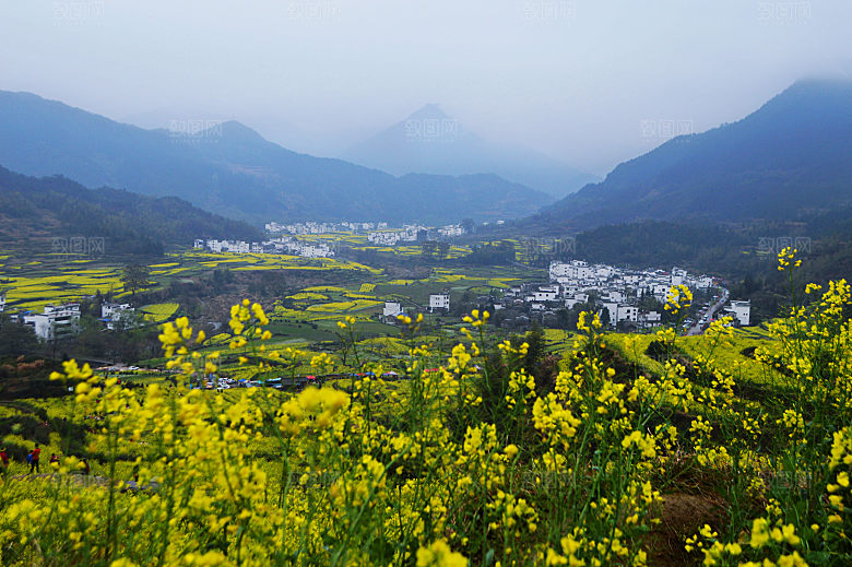 江西古镇婺源旅游风景摄影封面照片古镇图片