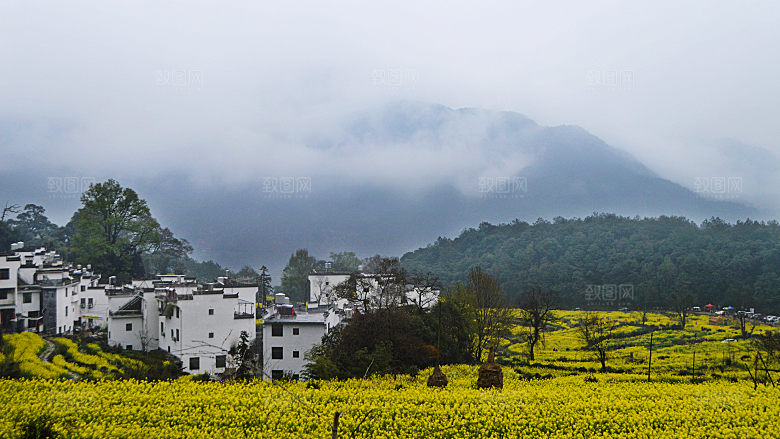 江西古镇婺源旅游风景摄影封面照片古镇图片