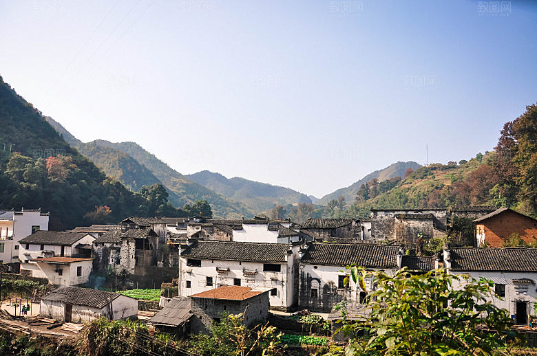 江西古镇婺源旅游风景摄影封面照片古镇