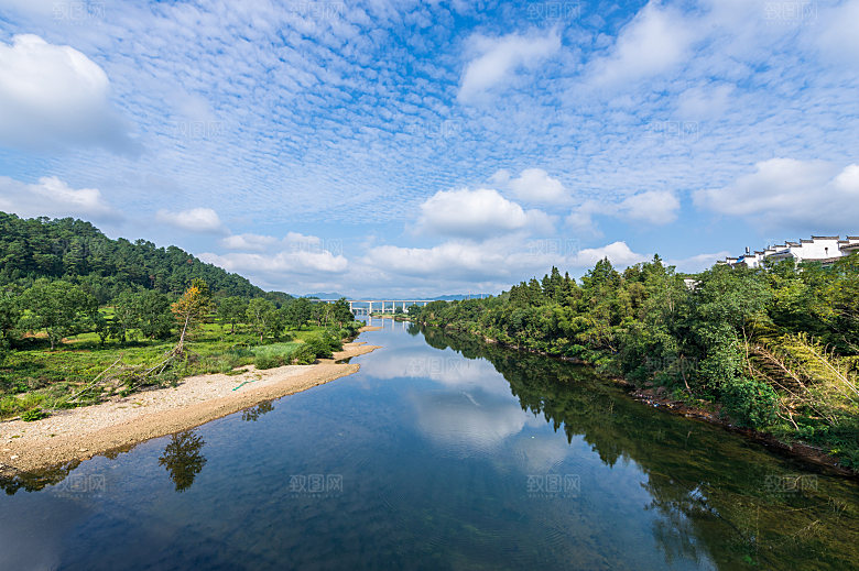江西古镇婺源旅游风景摄影封面照片古镇图片