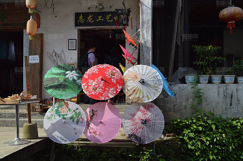 江西古镇婺源旅游风景摄影封面照片古镇图片