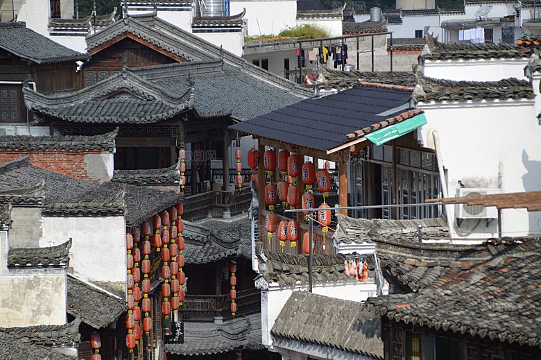 江西古镇婺源旅游风景摄影封面照片古镇图片