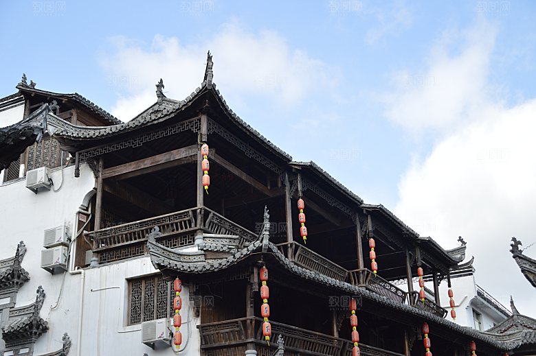 江西古镇婺源旅游风景摄影封面照片古镇