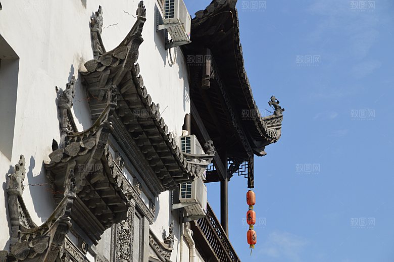 江西古镇婺源旅游风景摄影封面照片古镇