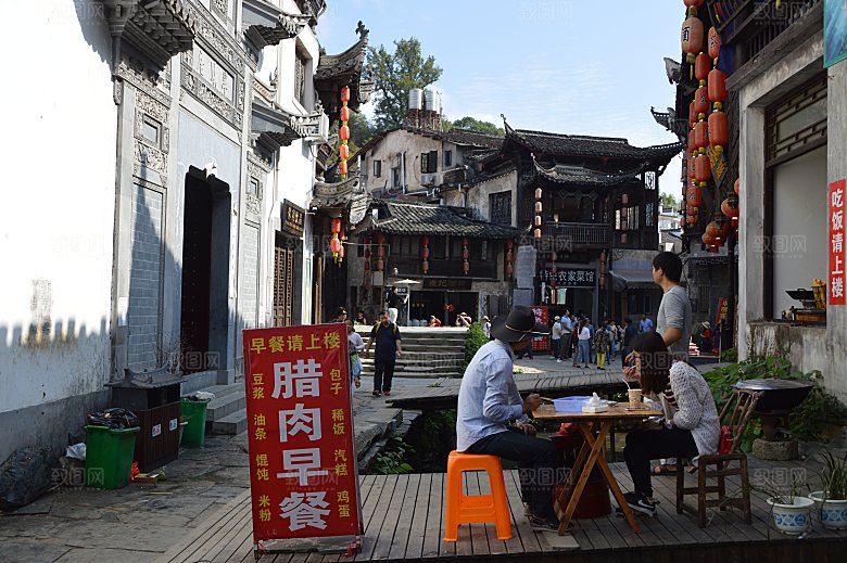 江西古镇婺源旅游风景摄影封面照片古镇