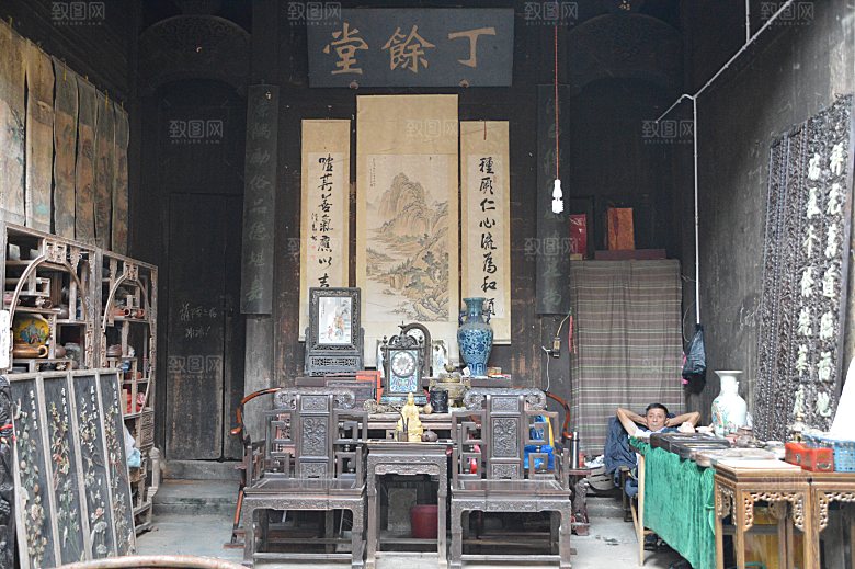 江西古镇婺源旅游风景摄影封面照片古镇