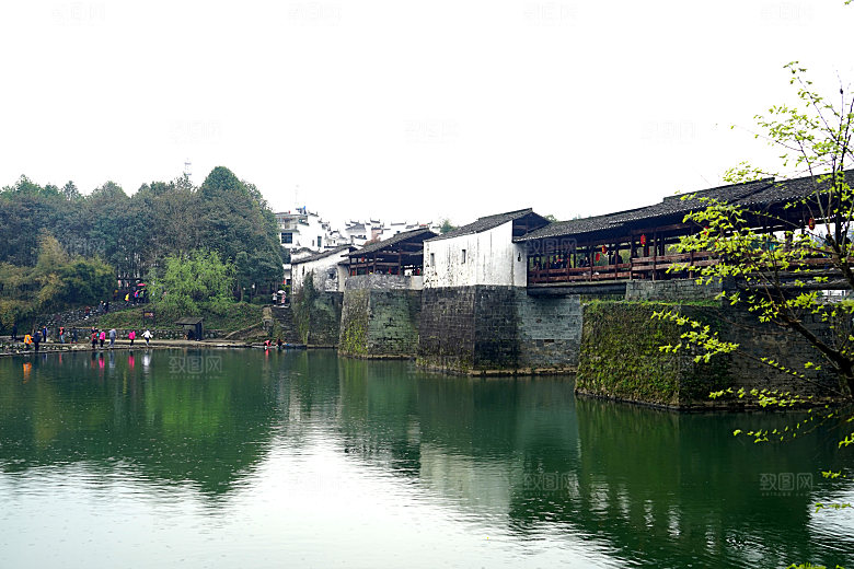江西古镇婺源旅游风景摄影封面照片古镇