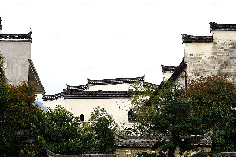 江西古镇婺源旅游风景摄影封面照片古镇图片