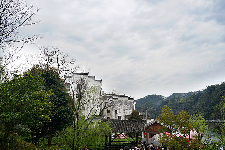 江西古镇婺源旅游风景摄影封面照片古镇图片
