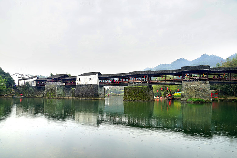 江西古镇婺源旅游风景摄影封面照片古镇图片