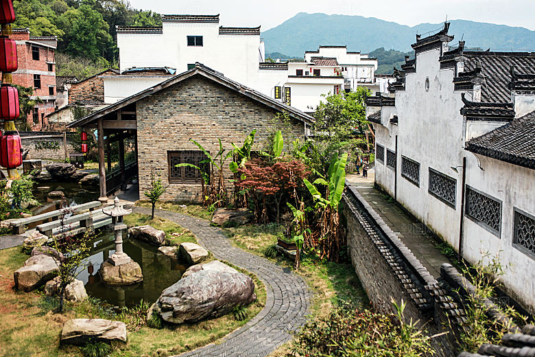 江西古镇婺源旅游风景摄影封面照片古镇图片
