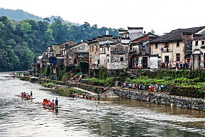 江西古镇婺源旅游风景摄影封面照片古镇