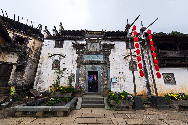 江西古镇婺源旅游风景摄影封面照片古镇
