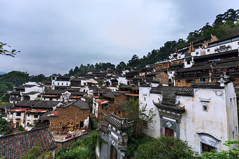 江西古镇婺源旅游风景摄影封面照片古镇图片