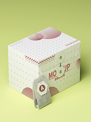 创意茶叶罐装礼盒包装样机设计