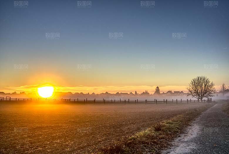 欧洲乡村旅游自然风景农村封面欧洲乡村图片