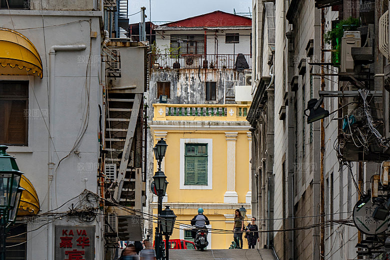 澳门旅游风景城市摄影封面照片澳门网红素材