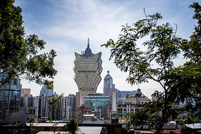 澳门旅游风景城市摄影封面照片澳门网红