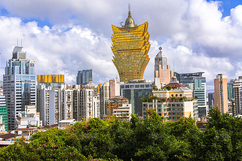 澳门旅游风景城市摄影封面照片澳门网红